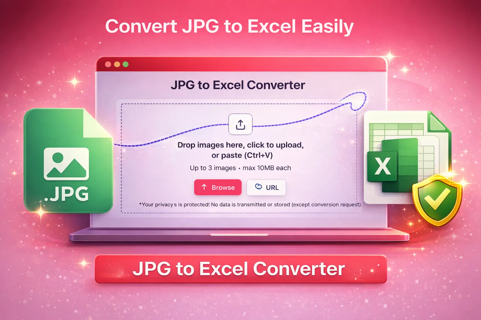 How JPG to Excel works